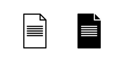 Paper sheet icon set suitable for document, printing, and office themes vector