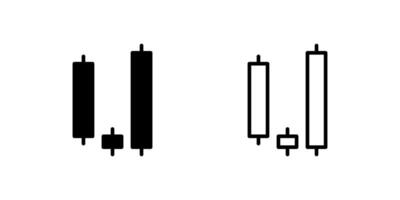 Technical analysis morning star reversal pattern icons for professional trading platforms and forex applications vector