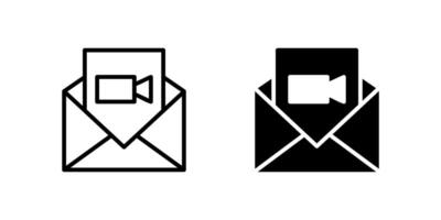 Message Icon Set. A black icon of a message symbol, representing communication. vector