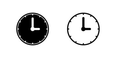 A three oclock analog clock icon, perfect for representing afternoon tea, meetings, or specific time slots. vector