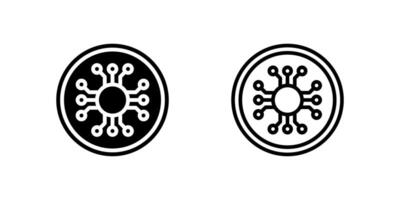 Modern cryptocurrency glyph icons featuring digital coin symbols perfect for crypto exchanges and blockchain applications vector