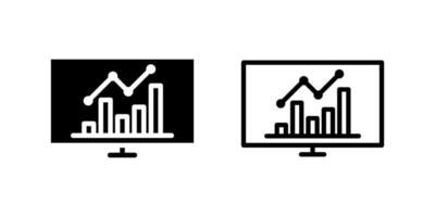 Advanced monitoring and analytics icons perfect for financial dashboards, trading platforms, and business intelligence applications vector