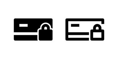 A black line icon depicting a payment card protected by a shield, symbolizing secure payment or data protection. Ideal for e-commerce security, online banking, or privacy features. vector