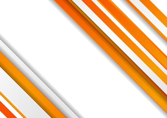 Orange and white stripes geometric minimal abstract background