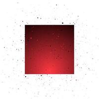Dark red square and small dots abstract geometric background vector