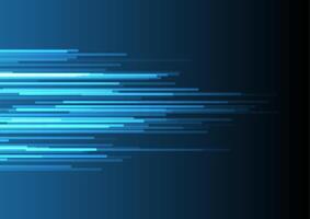 Bright blue minimal lines abstract futuristic tech background vector