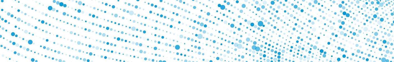 Bright blue dotted wavy lines abstract technology background vector