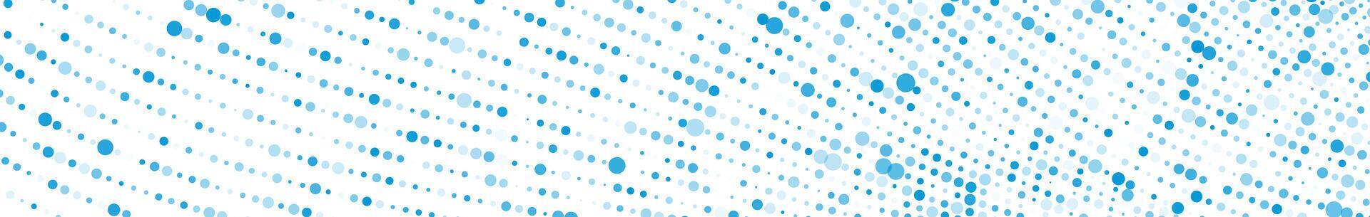 Bright blue dotted wavy lines abstract technology background