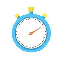 illustration of a stopwatch showing minutes. Designed with clean lines and bright colors, this timer icon is perfect for apps, websites, workout visuals, countdown displays vector