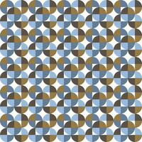 Seamless pattern with geometric flower shape vector