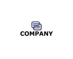 Logo Letter Initial E and A For your Company Simple vector