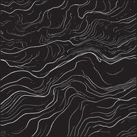topographic lines shades of white and black, abstract background, geometric vector