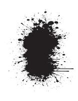 ink splatter on white background vector