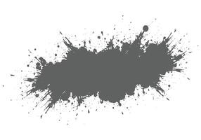 a gray ink splat on a white background vector