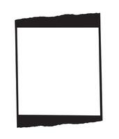 a blank square on a white background vector