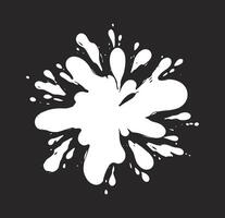 illustration of a splash of black and white splashes smoth splash vector