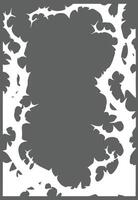 a white frame with a crown of thorns vector