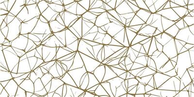 branch texture abstact pattern line texture in gold color vector
