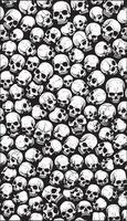 skullls abstract pattern skulls background vector