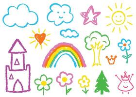 A vibrant collection of cartoon animal alphabet icons features a playful sun, colorful flowers, and elements of nature like clouds and stars, perfect for summer learning vector