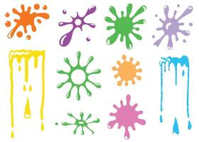 A seamless watercolor floral pattern featuring colorful splashes, perfect for summer and spring designs vector