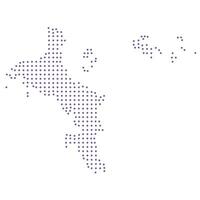 Seychelles map dotted pattern design purple circle vector