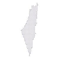 Palestine map dotted pattern design purple circle vector