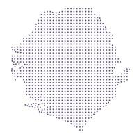 Sierra Leone map dotted pattern design purple circle vector