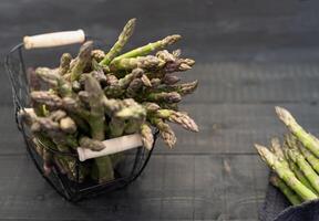Farm-Fresh Asparagus Bundle and Basket photo