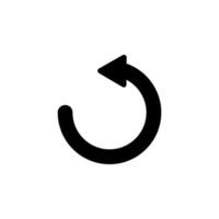 Undo Icon. Back or Return Illustration on white background vector