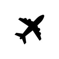 Plane icon. illustration, pictogram isolated on white background. color editable vector