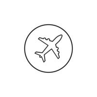 Plane track to point with dashed line way or air lines, airplane icon on white background. vector