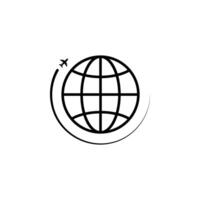 Worldwide icon. for mobile concept and web design. illustration. vector