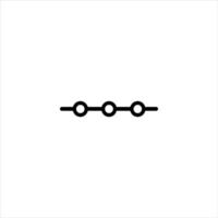 Linear Timeline With Event Markers vector