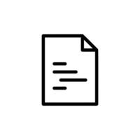 Code File Document Outline Icon vector