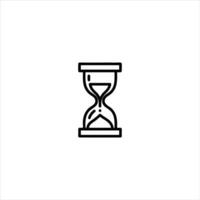 Hourglass Sand Timer Measurement Device vector