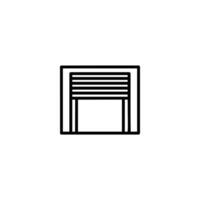 Loading Dock Bay Outline vector