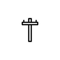 Power Line Pole Drawing vector