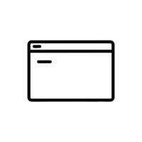 Terminal Window Command Line Icon vector