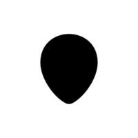 Silhouette of a guitar pick, also called a plectrum, is a small, flat tool used to pluck, strum or play melody in the strings of a acoustic or electric guitar. Color and Size Editable vector