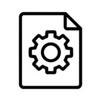 Smart Contract Document Automation Icon vector