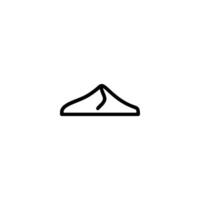 Desert Sand Dune Crest Curve vector