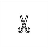 Craft Scissors Open Blades Loops vector