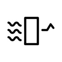 Hashing Algorithm Process Outline Icon vector
