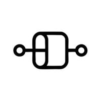 VPN Tunnel Secure Connection Icon vector