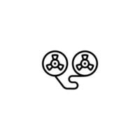 Abstract Reel To Reel Tape Machine vector