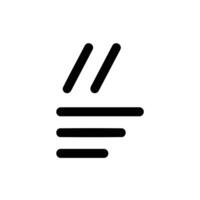 Code Comment Annotation Outline Icon vector