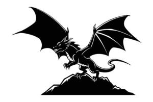 RPG Game Class Silhouettes Heroic Characters Set vector
