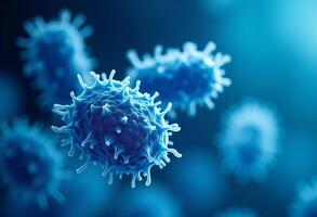 Laboratory Science Image of Viral Cells photo