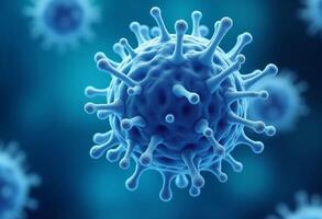 Microscopic View of Germ Structure in Science Concept photo